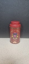 Jackson Of Piccadilly Tea Tin, Burgundy Tin, Small VGC