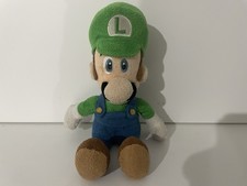 SUPER MARIO - 8 INCH LUIGI PLUSH SOFT TOY SANEI 2009 JAPAN NINTENDO OFFICIAL