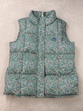 Rampant Sporting Floral Puffer Gilet Size 14 Womens Quilted Sleeveless Vest