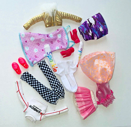 Rainbow high barbie clothes - &,