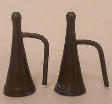 Pair Of Vintage Metal Candle