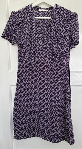 Maje purple print mini dress - purple,
