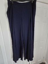 Navy Blue Palazzo Trousers