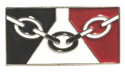 Black country flag metal - black,