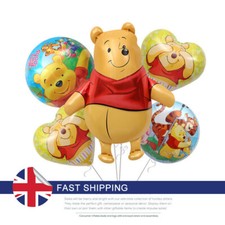 Winnie The Pooh Children's Birthday Party Decoration Aluminium Film Balloon 5Pcs