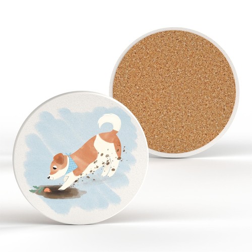 Jack russell dog digging - jack,