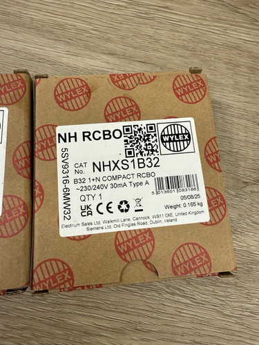 Wylex nhxs compact rcbo - nhxs, rcbo's
