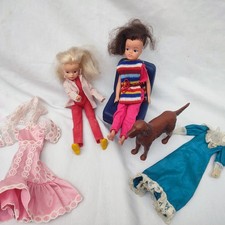 Sindy Dolls Vintage 1970s/80s  outfits furniture and dog job lot
