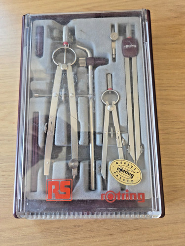 Vintage rotring compass - compass, set