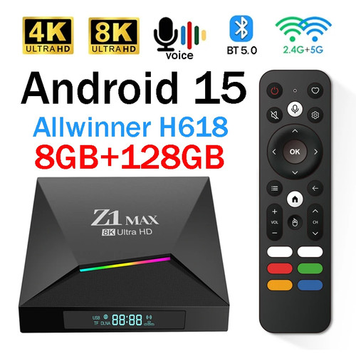 Max android box 8gb - 15, tv