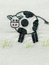 The White Compnay Cot Bed Duvet Cover Farm Animals