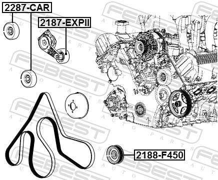 Fits febest 2188 f450 - fits, 2188-f450