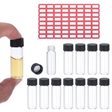 12 Pack 4ml Clear Glass Vials
