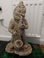 Gnome with Saxophone, Rare Gift from 1990s, Garden, Musician, Secret Santa