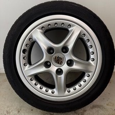 Set of 4 OEM 17" Porsche Speedline Wheels from '95 993 Targa, 7J & 9J