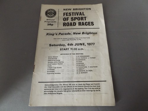 1977 new brighton programme - 1977,