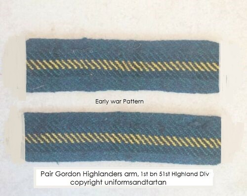 Two ww2 british army gordon - 2,