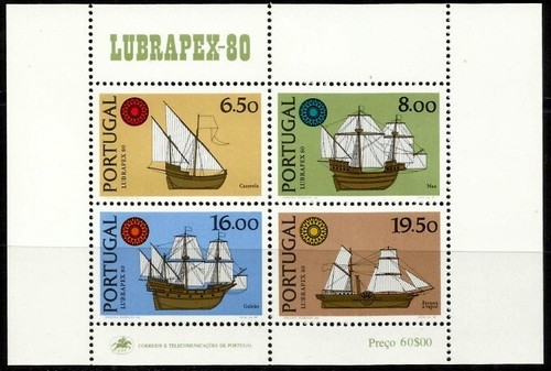 Portugal 1980 ships sailing - 1980, ships,