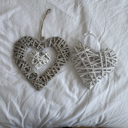 Rustic wicker heart - rustic,