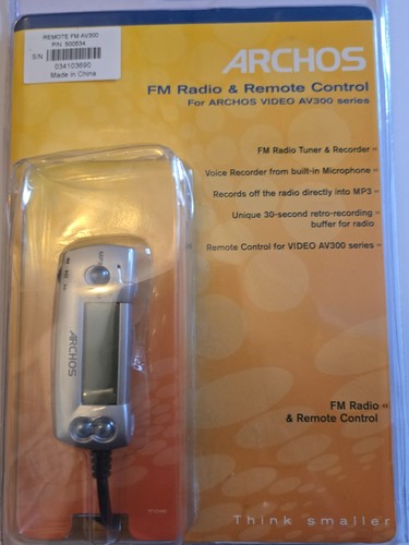 Archos radio remote control - fm, radio&remote