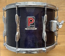 Vintage Premier Resonator Black Shadow 14” X 9” Rack Tom VGC Jet Black