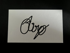 JOHN PARROTT - LEGENDARY SNOOKER PLAYER - SIGNED WHITE CARD