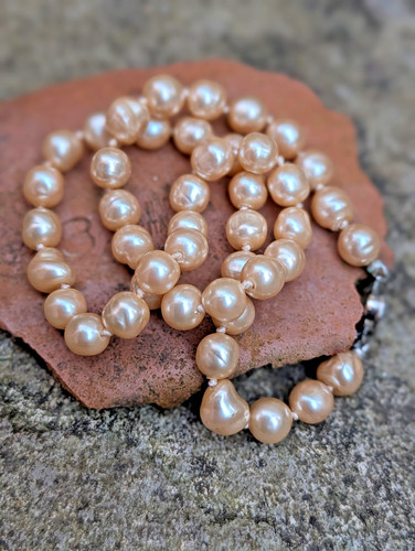 Vtg freshwater baroque pearl - freshwater,