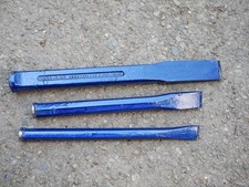 Set of x3 Recycled Cold Chisels different sizes