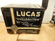 VINTAGE/ANTIQUE JOSEPH LUCAS 1920S SLIVER KING ACETYLENE GAS LAMP NO 300 REF B3P