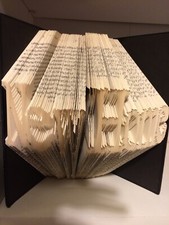 Book folding art - pattern, new