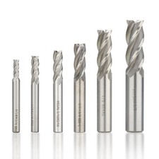 HSS Straight Shank 4 Flute End