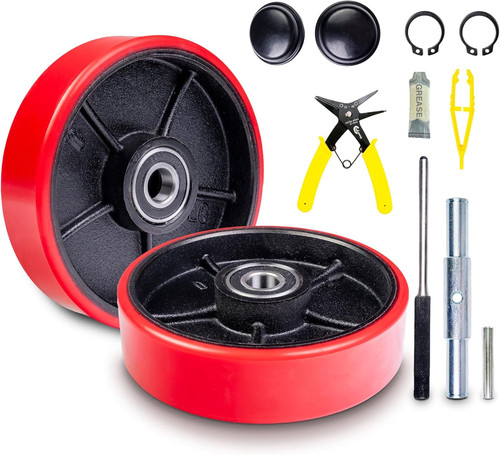 Pallet jack steering - jack, wheel