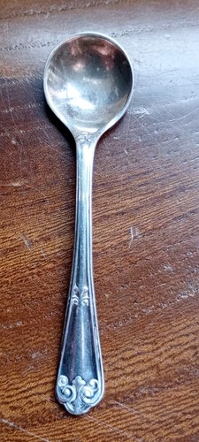 Edwardian solid silver spoon - edwardian,