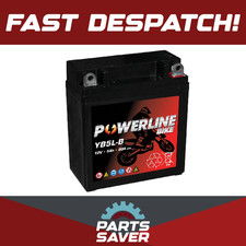 YB5L-B AGM Powerline Motorcycle Battery 12V 5Ah YB5LB GEL