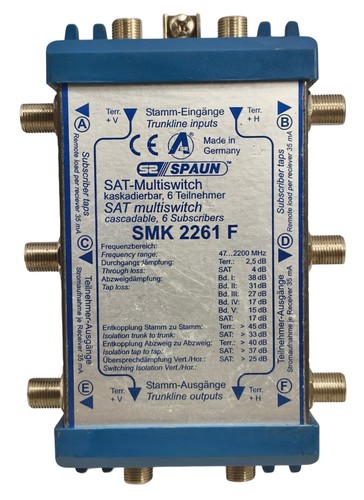 Spaun smk 2261 single - f, single-sat