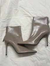Topshop Beige Ankle Boots