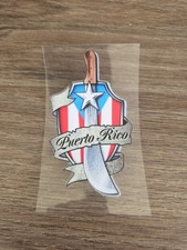 Machete Shield PR Flag |