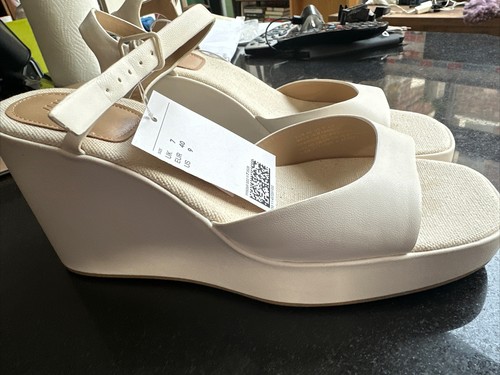 Ivory platform sandals - h&m,
