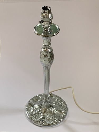 Silver chrome table - silver,