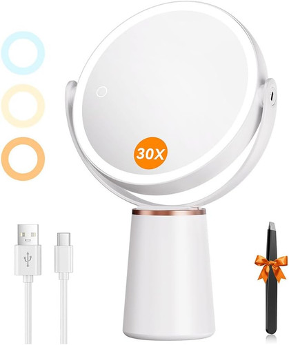Auxmir 30x magnifying mirror - 30x,