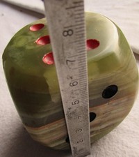 Vintage Large Onyx Marble Cube