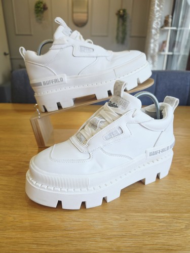 Buffalo raven white - white, vegan