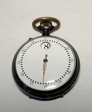 Rare Swiss Digital Jump Hour Novelty Pocket Watch