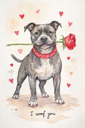 Large luxury grey - luxury, staffy