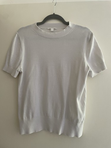 Cos knitted cotton white top - knitted,