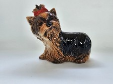 Goebel W.Germany Yorkshire Terrier Dog Figurine Large 25 cm Vintage Ceramic