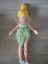 Disney Store Tinkerbell Peter Pan Soft Plush Toy Stamped Large 18” Doll