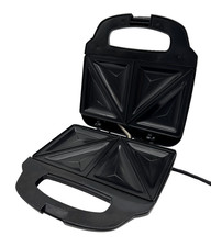Cookworks 2 Portion Sandwich Toaster Maker Snack Toastie Black - C71 O464