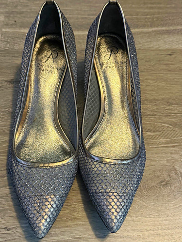 Adrianna papell silver glitter - adrianna,