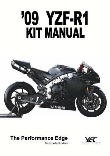 Yamaha yzf 2009 yec - yamaha, kit